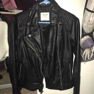 Black Moto leather jacket